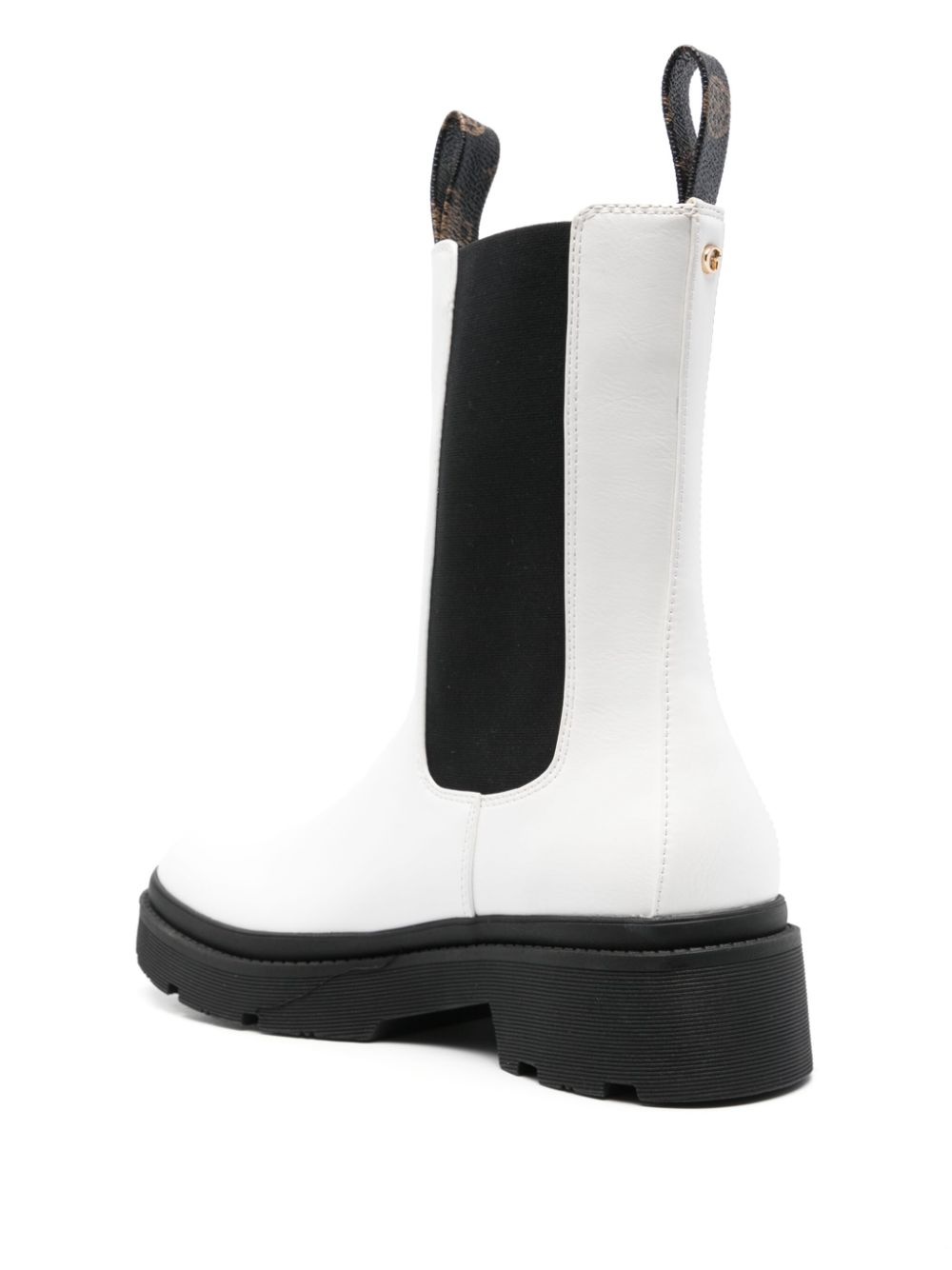 logo-plaque Chelsea leather boots - 3