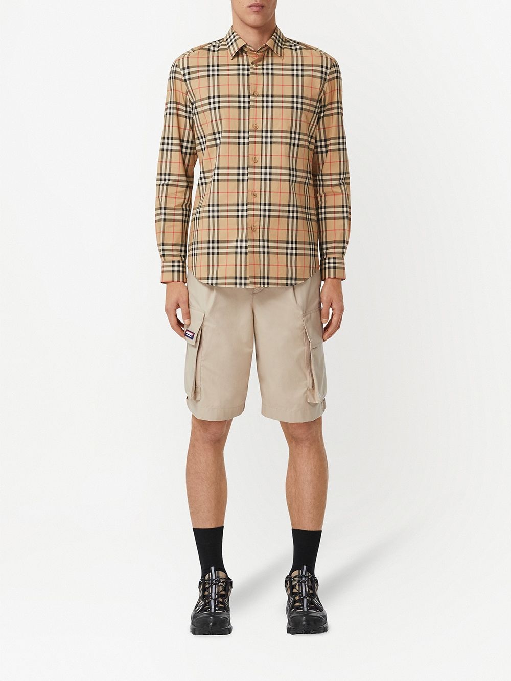 logo appliqué Vintage Check shirt - 2