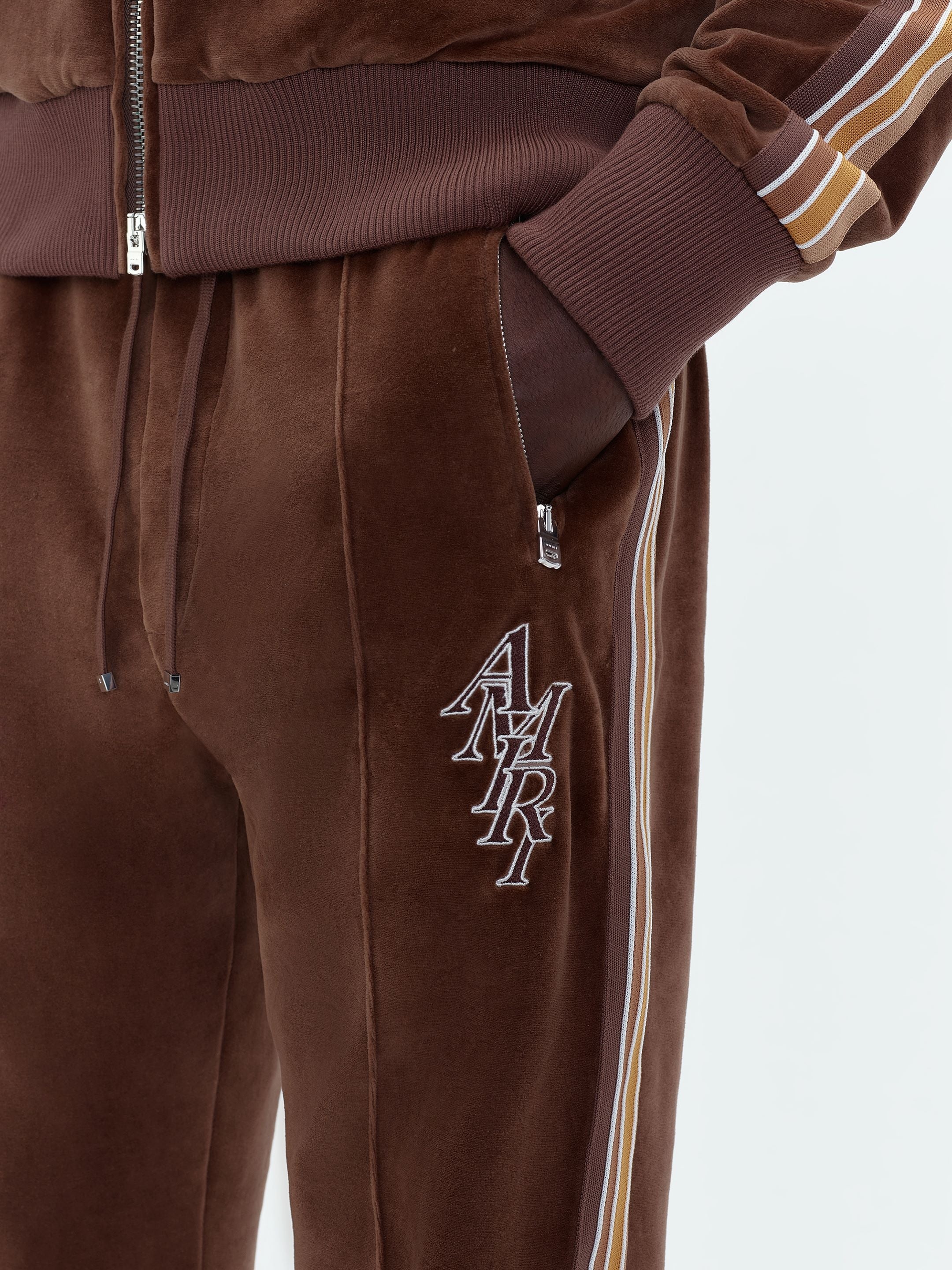 AMIRI STACK VELOUR TRACK PANT - 6