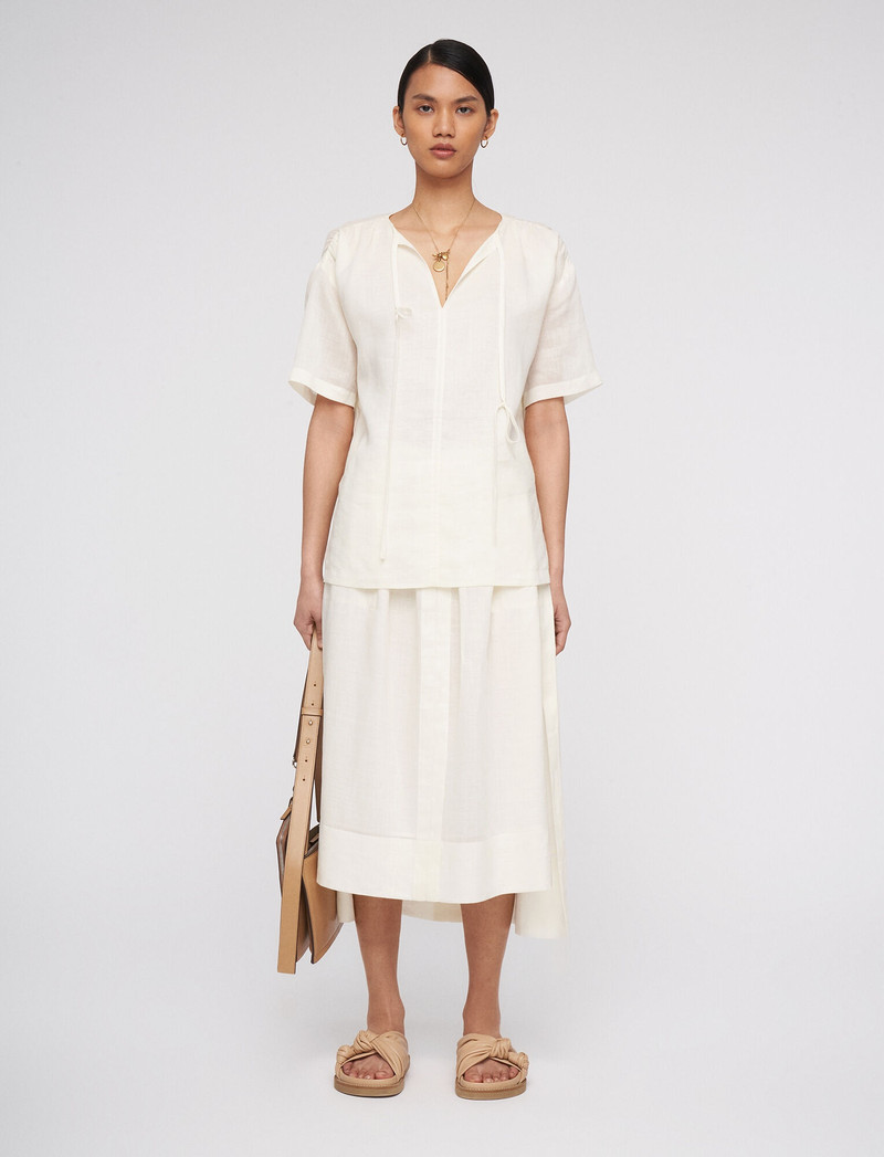 JOSEPH Ramie Voile Birna Top outlook