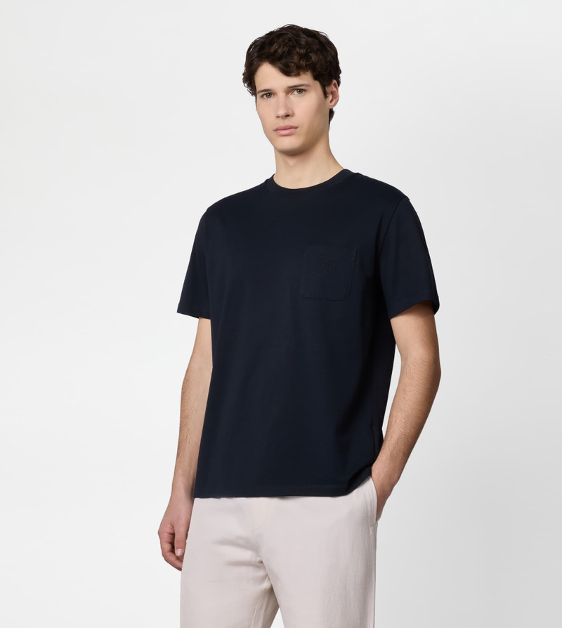 Tod's T-SHIRT IN JERSEY - BLUE outlook