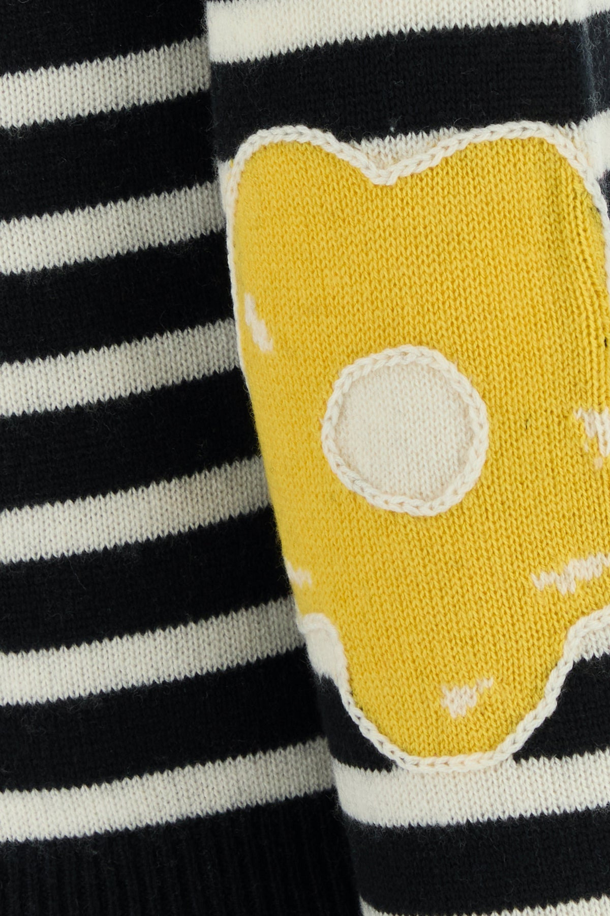Embroidered wool blend sweater - 3