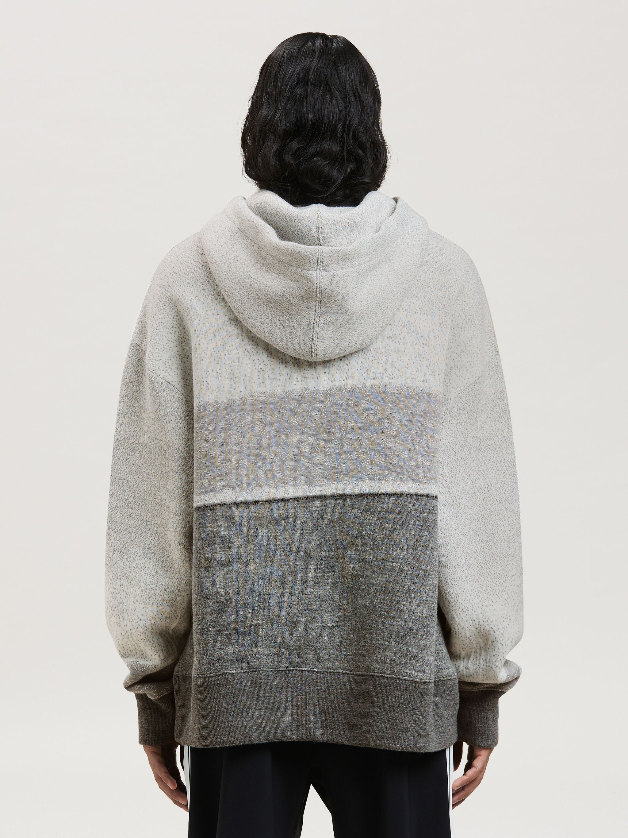 JACQUARD SKATER HOODED SWEATER - 5