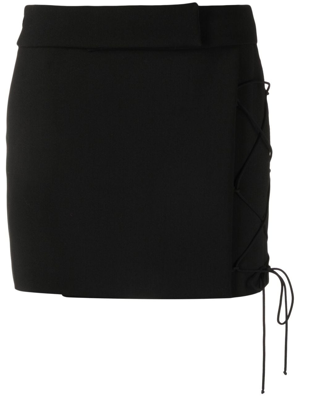 side-tie mini skirt - 1