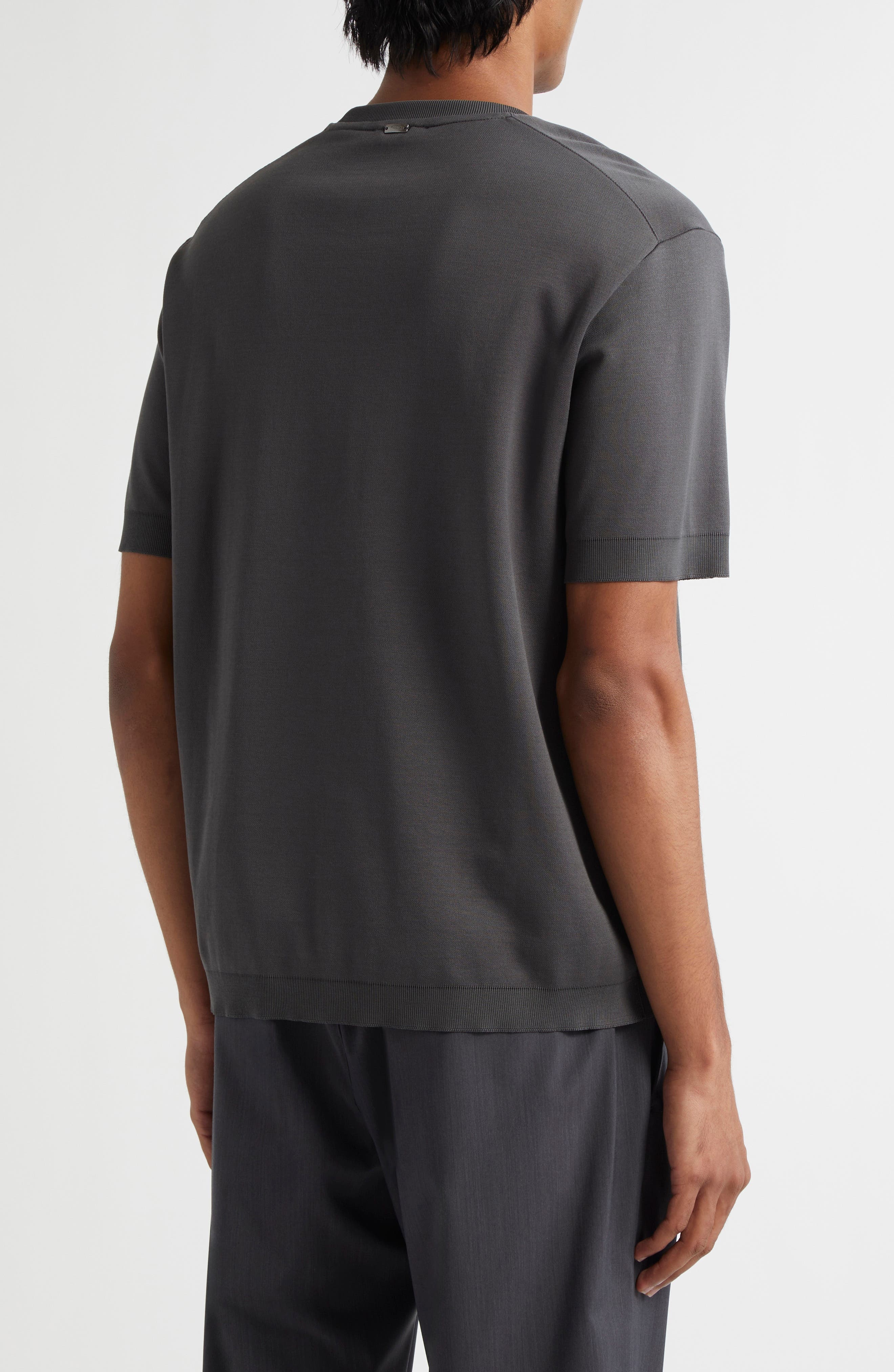 Herno Cotton Jersey T-Shirt in Grey at Nordstrom - 2