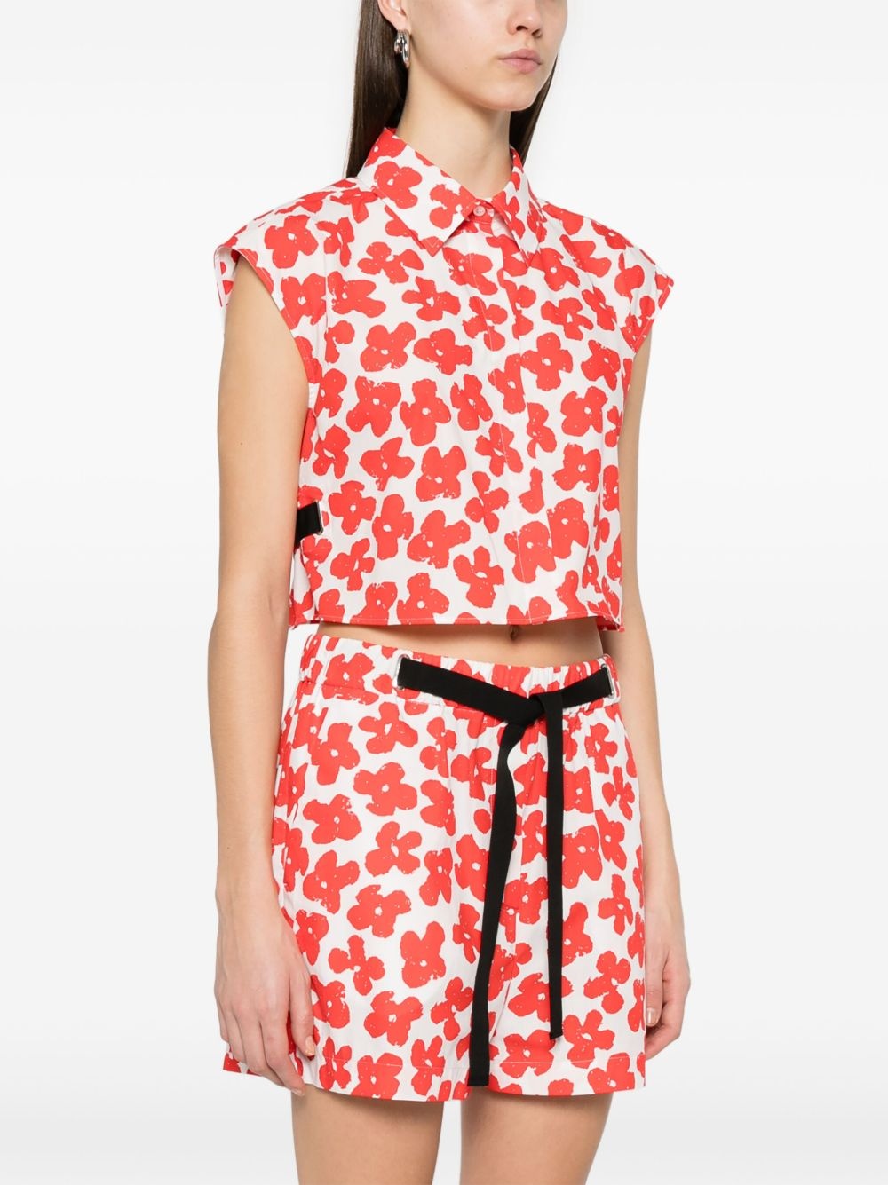 floral-print shirt - 3