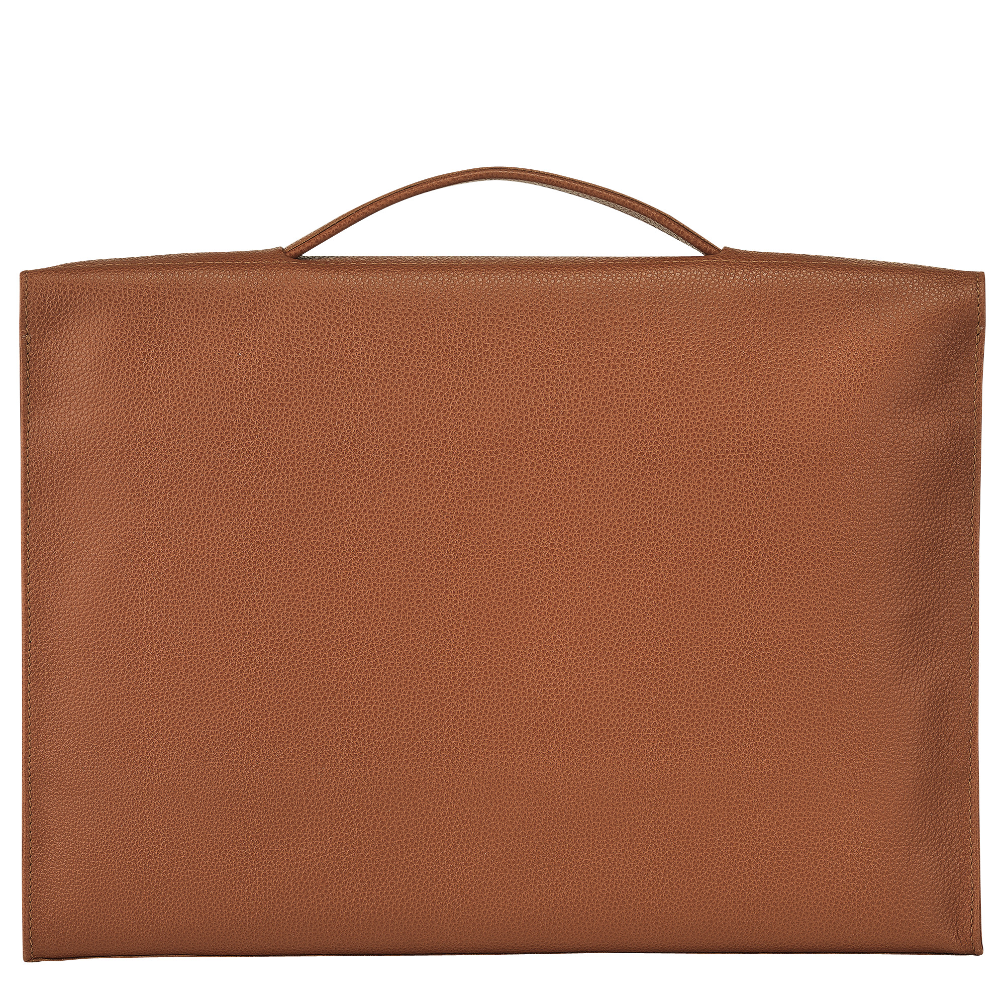 Le Foulonné S Briefcase Caramel - Leather - 4