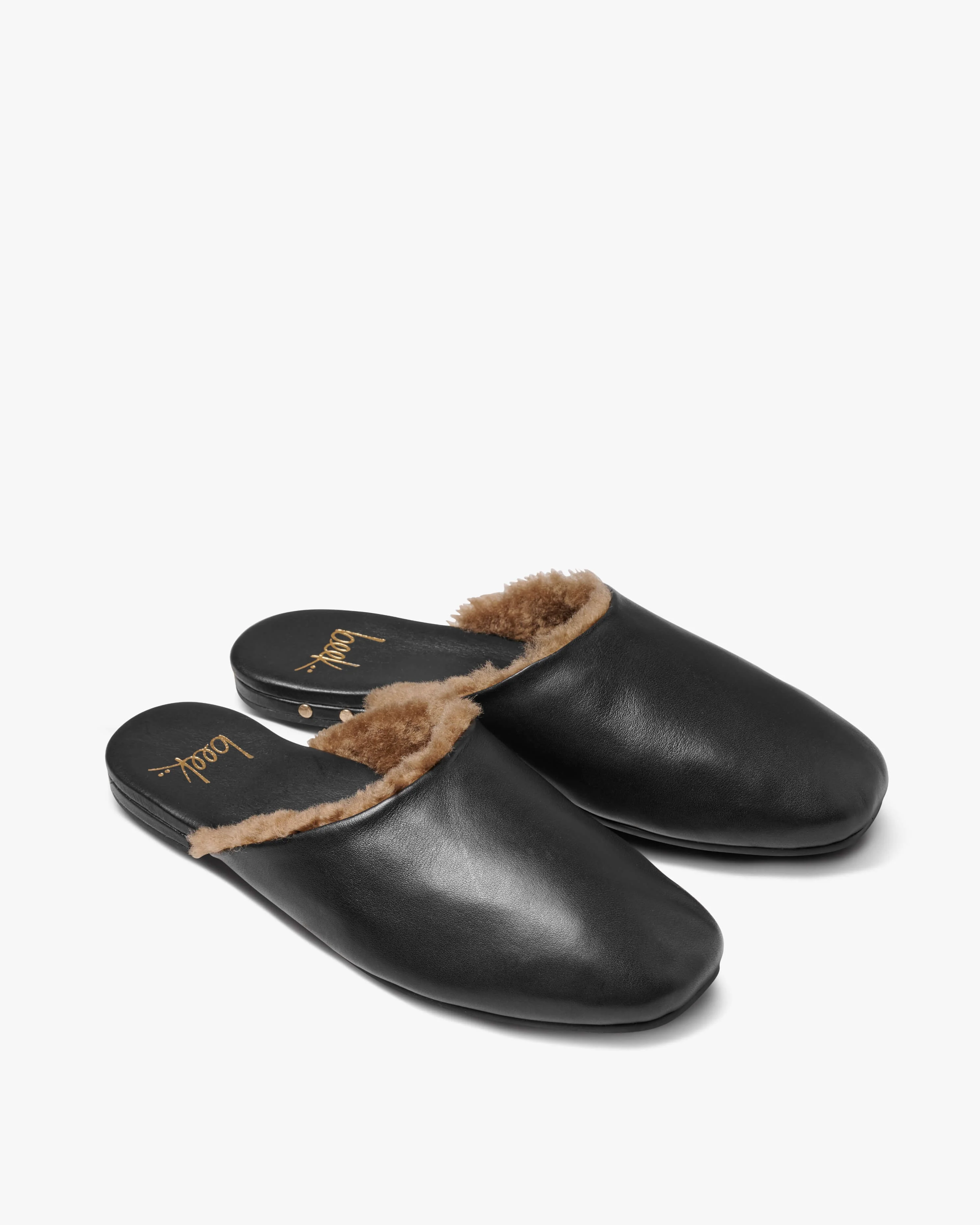 Blackbird Shearling Leather Mule - 1