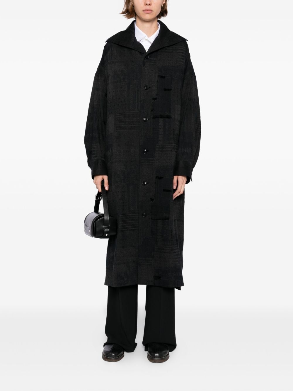patterned coat - 2