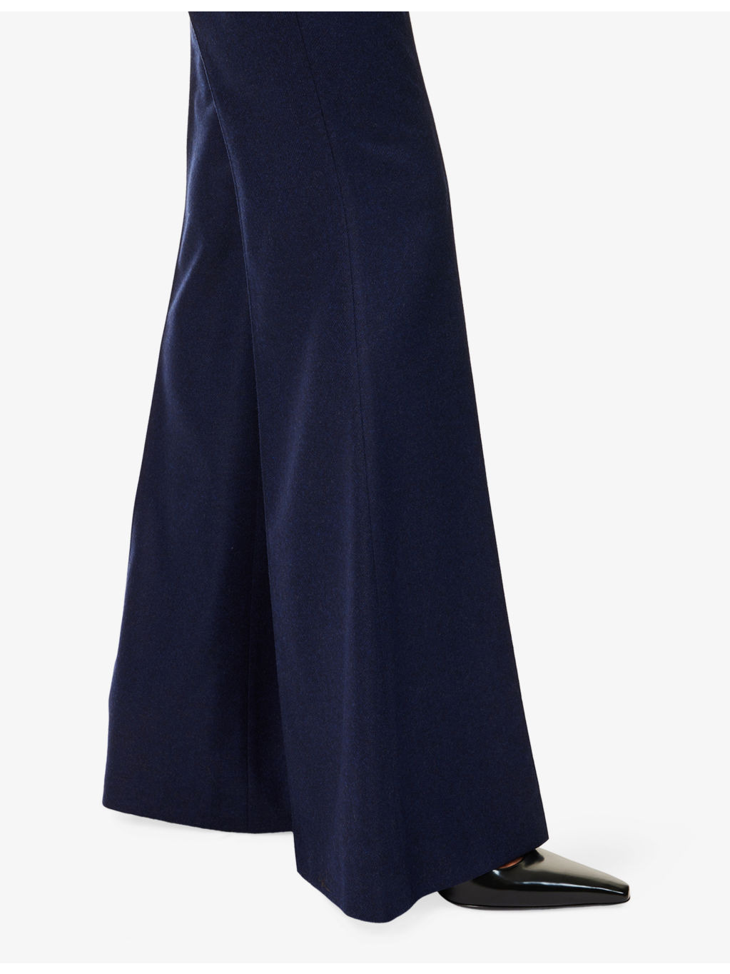 Rhein Flared Wool-Blend Trousers - 5