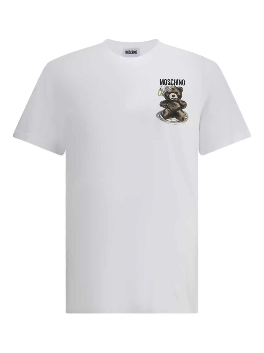 teddy-print T-shirt - 1