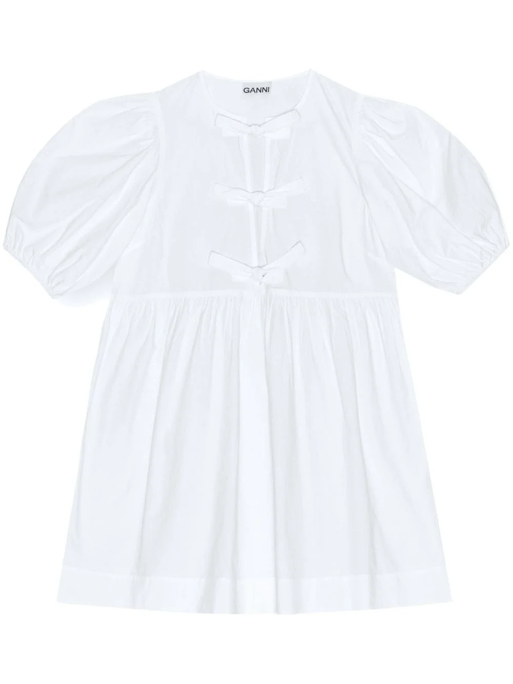 Organic cotton mini dress - 1