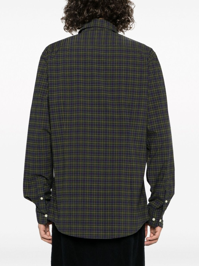 tartan-check cotton shirt 4