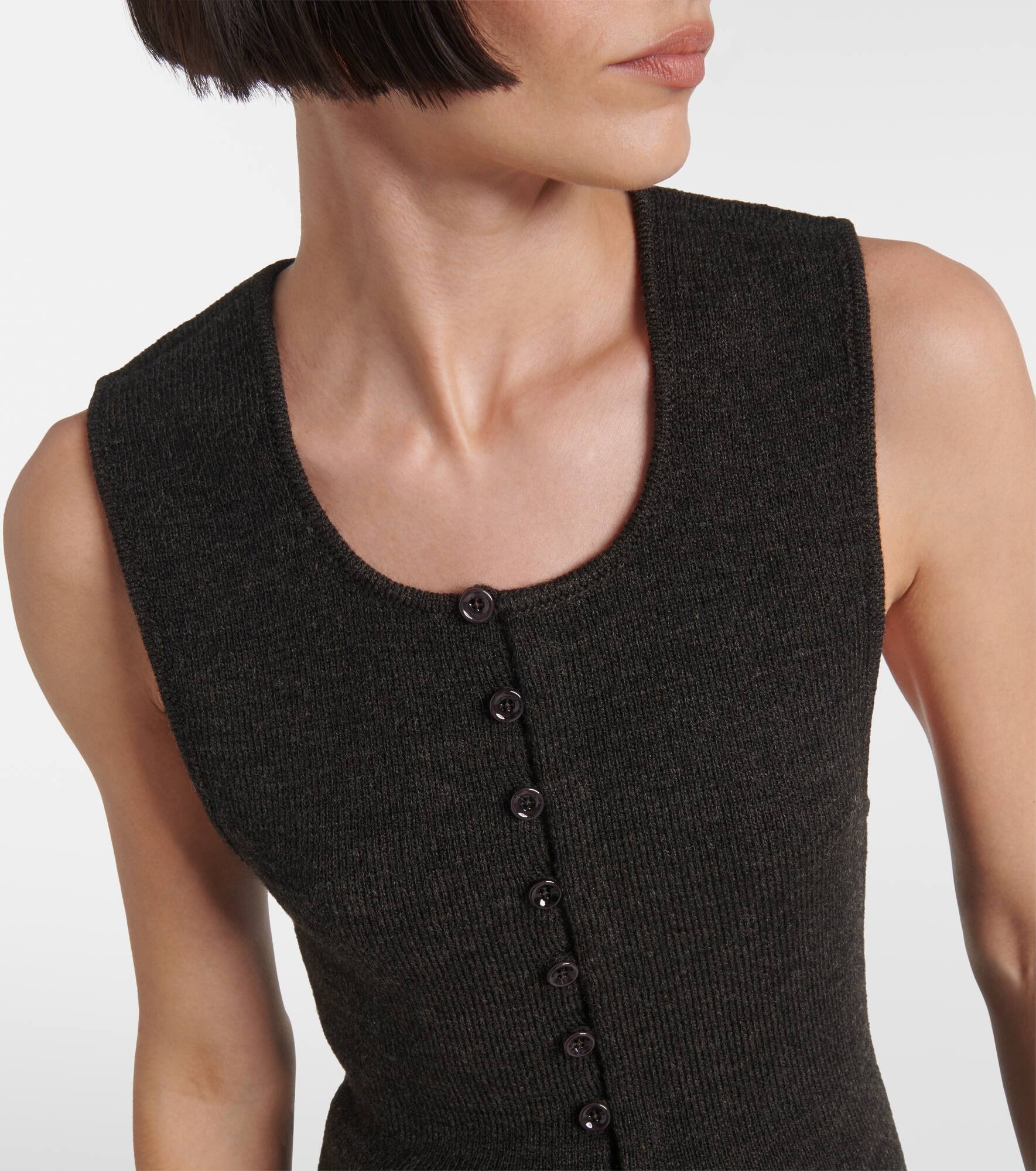 Wool-blend vest - 5