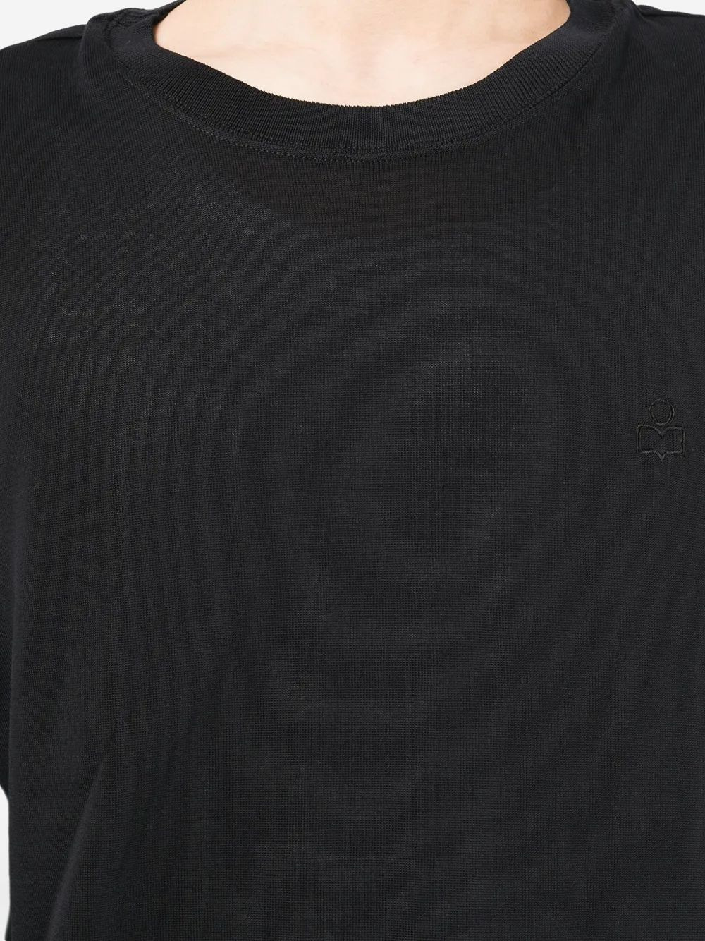 padded-shoulder cotton sweatshirt - 5