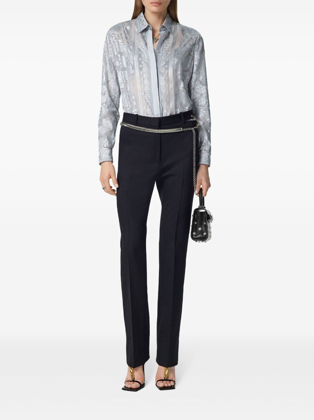 Barocco-motif shirt - 2
