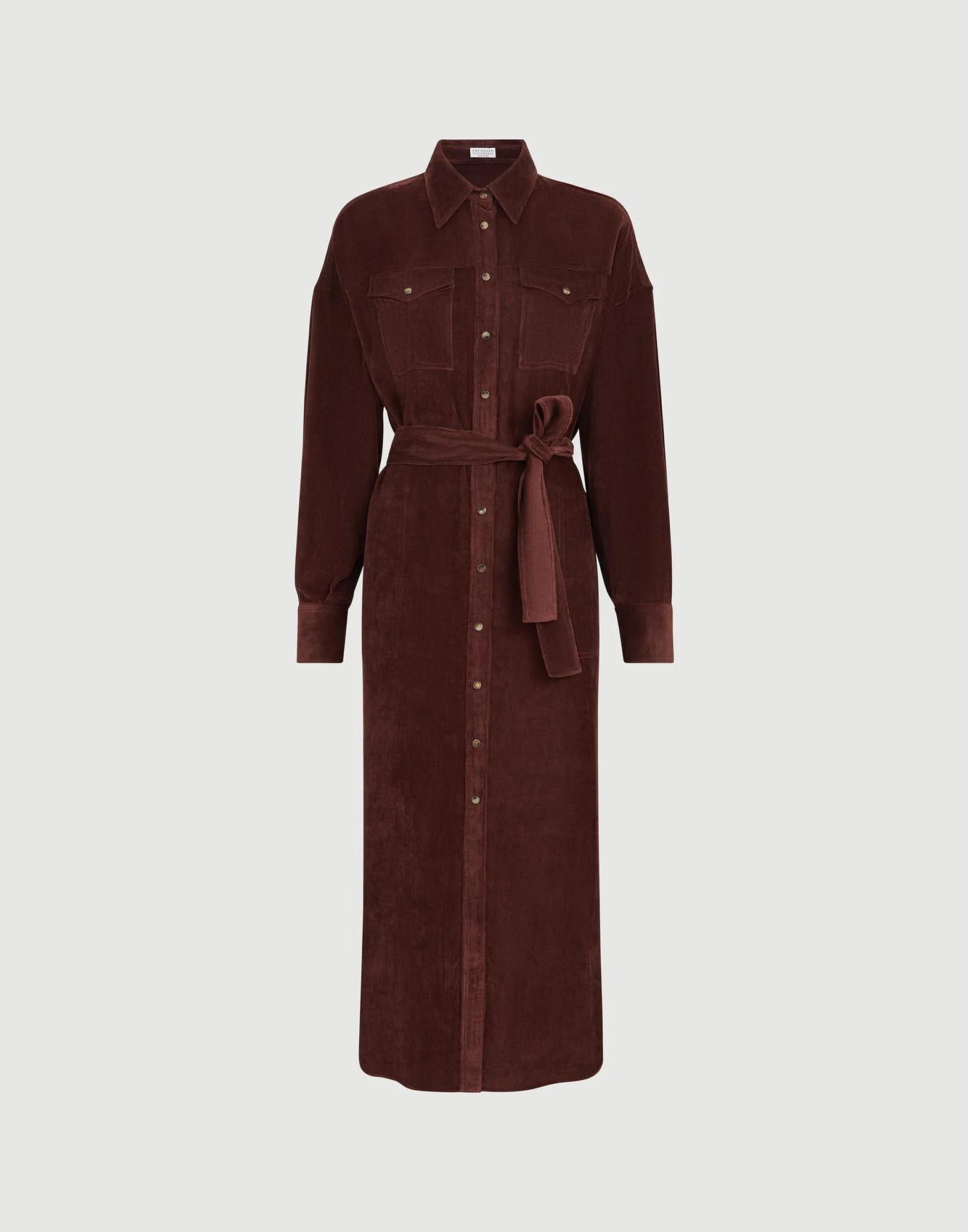 Fluid Corduroy shirt dress - 1