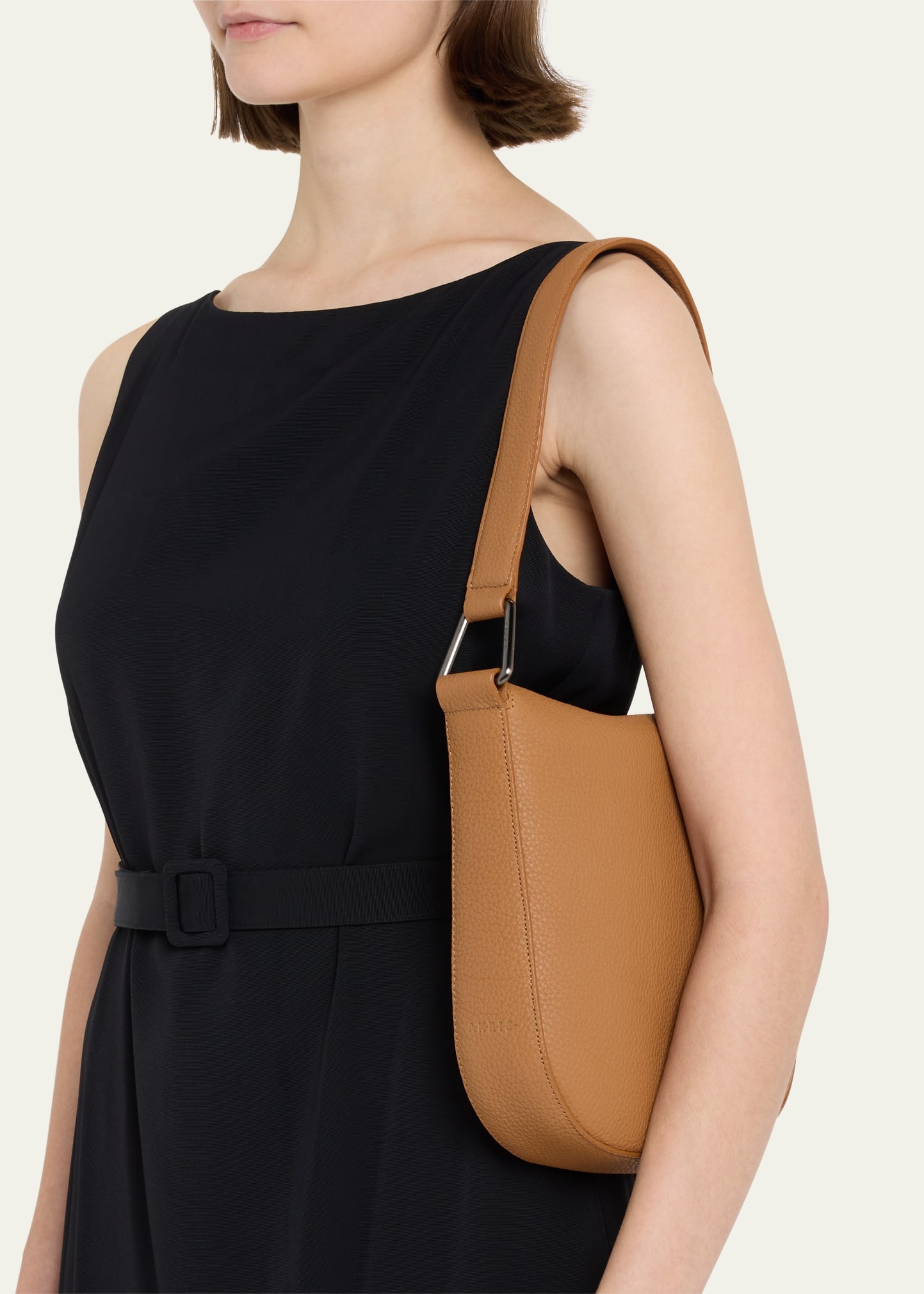 Anna Little Leather Hobo Bag - 2
