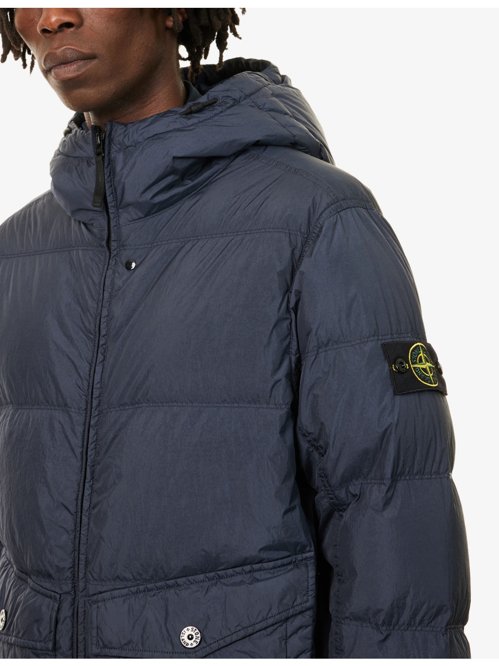 Crinkle Padded Shell Parka Jacket - 5