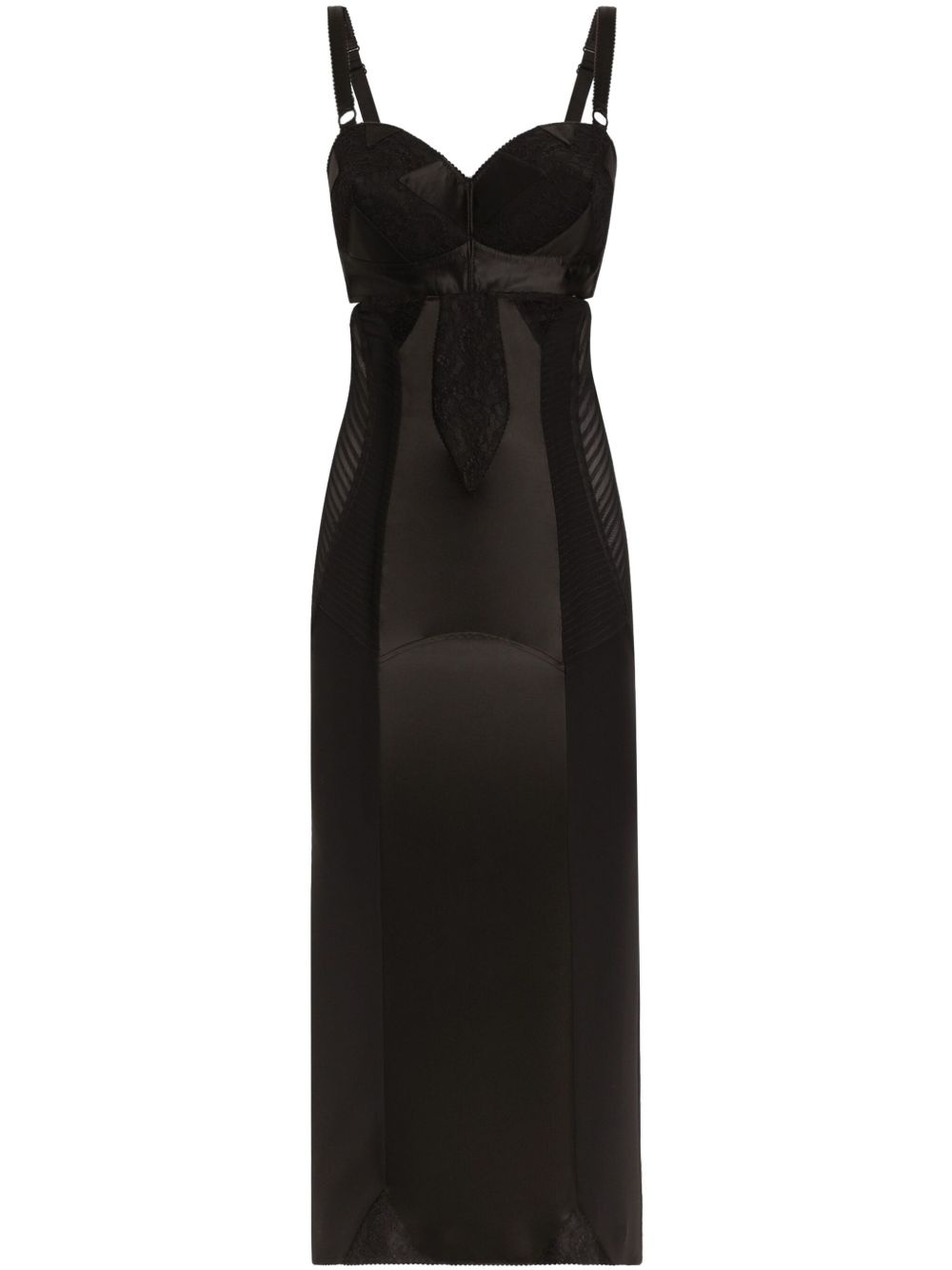 bustier midi dress - 1