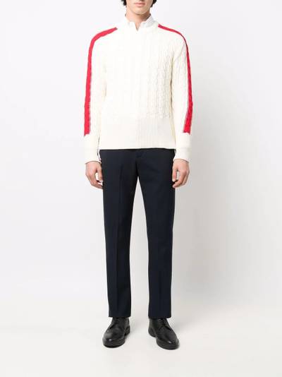 Thom Browne RWB merino wool jumper outlook