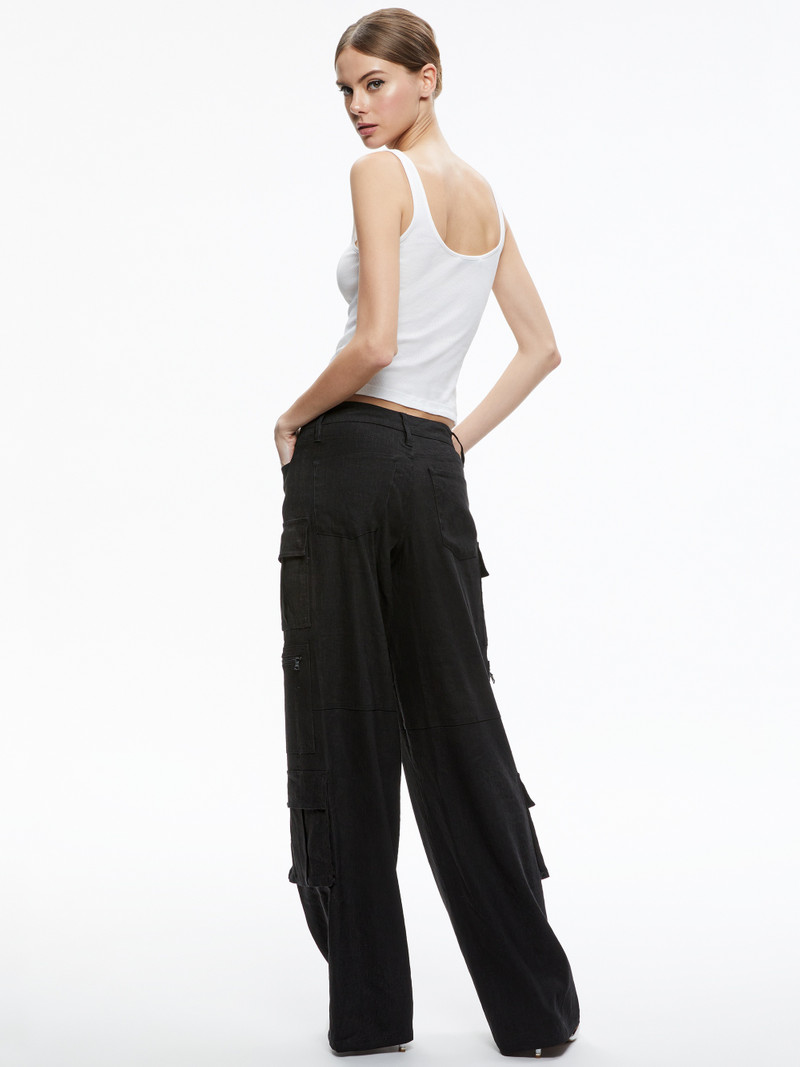CAY BAGGY CARGO LINEN PANT 3