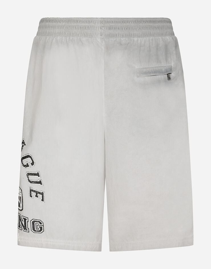 Long printed swim trunks - 3