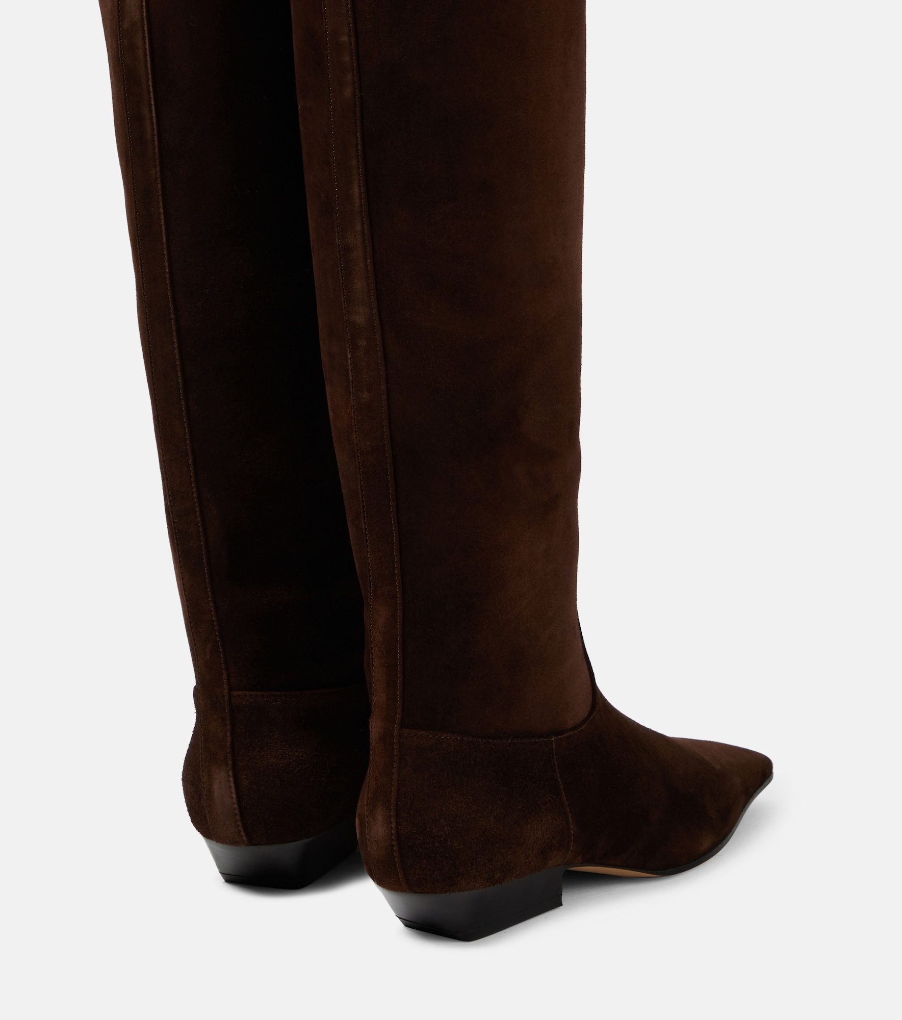Suede knee-high boots - 2