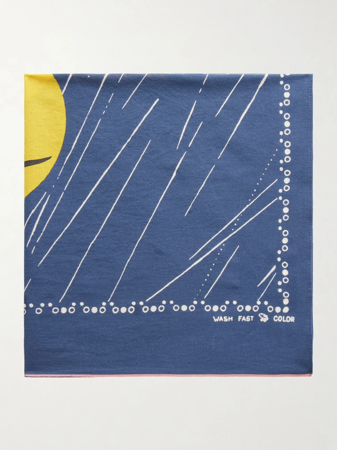 Fastcolor Printed Selvedge Cotton-Voile Bandana - 1