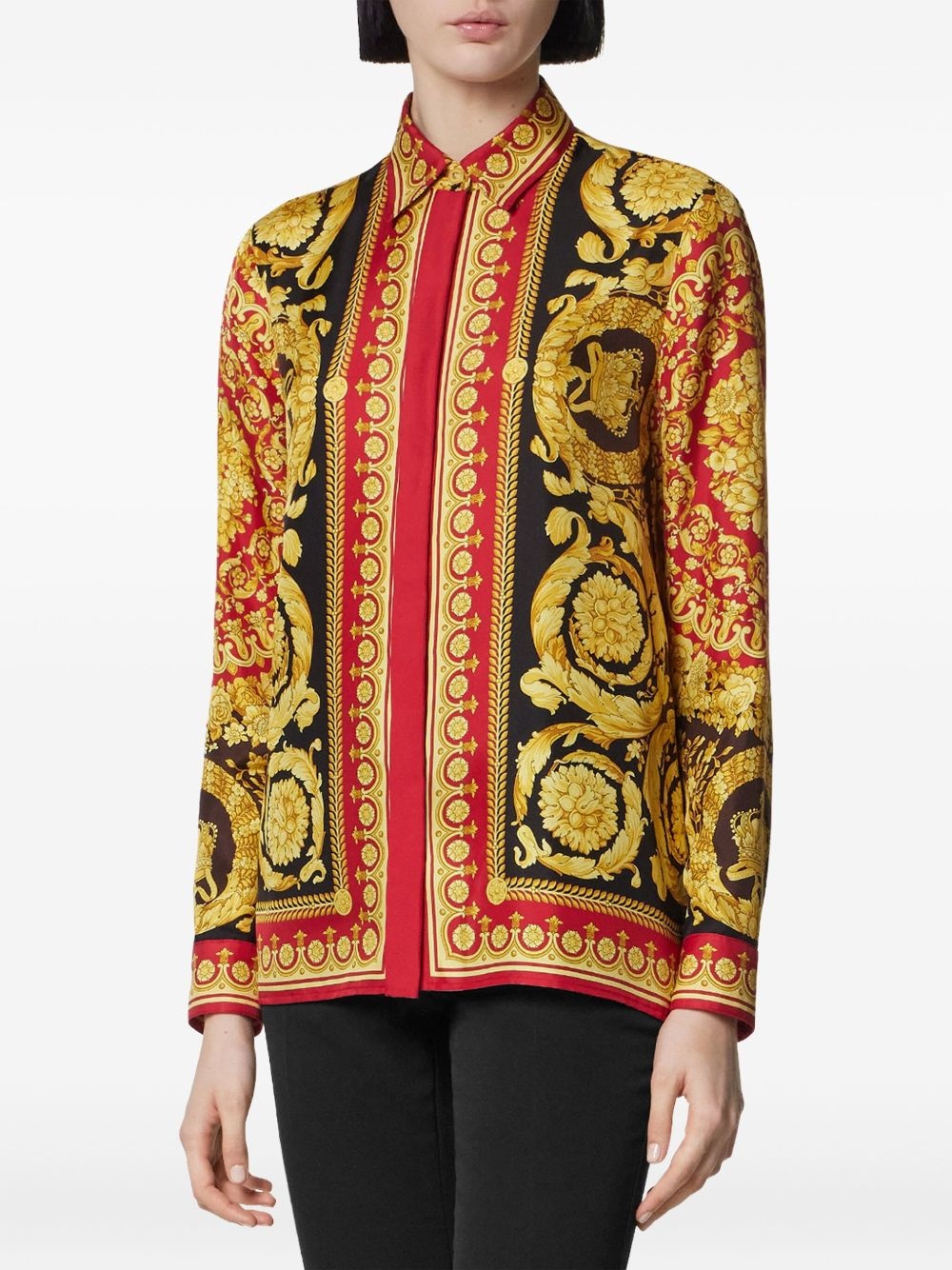 Barocco silk shirt - 2