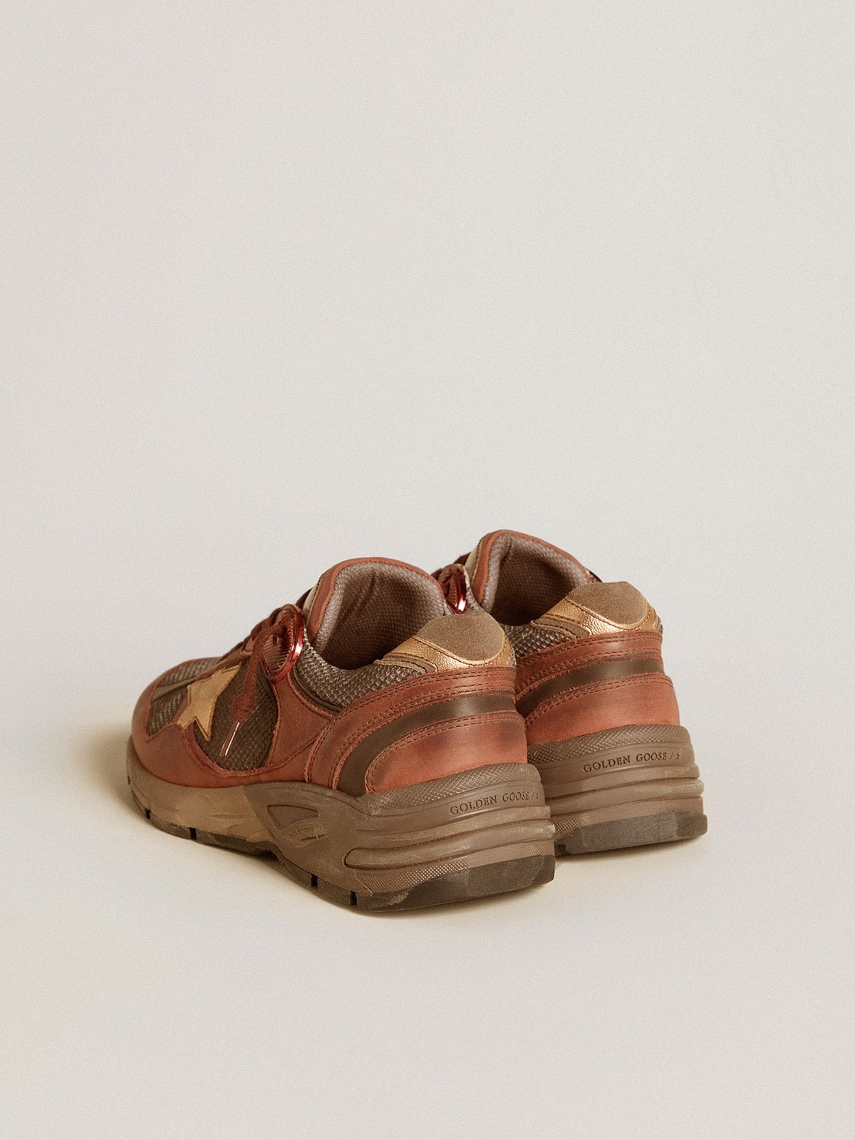 Women's Dad-Star in nubuck with gold leather star and suede heel tab - 5
