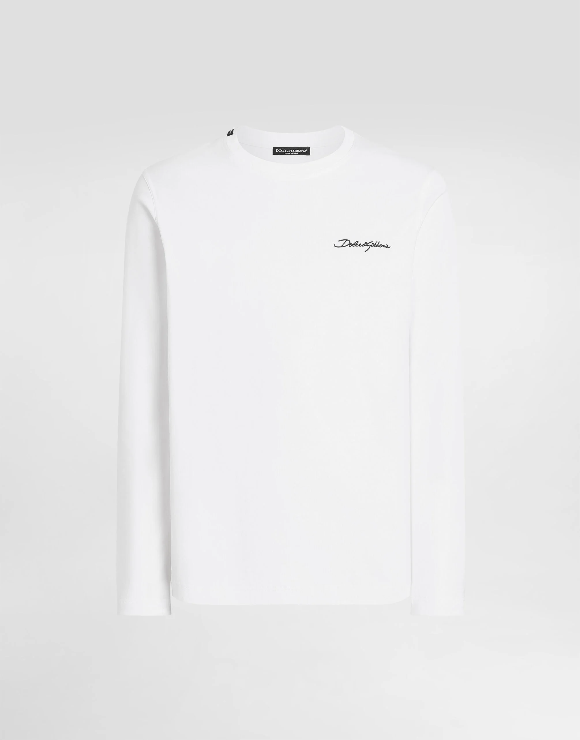 cotton t-shirt with embroidery - 1