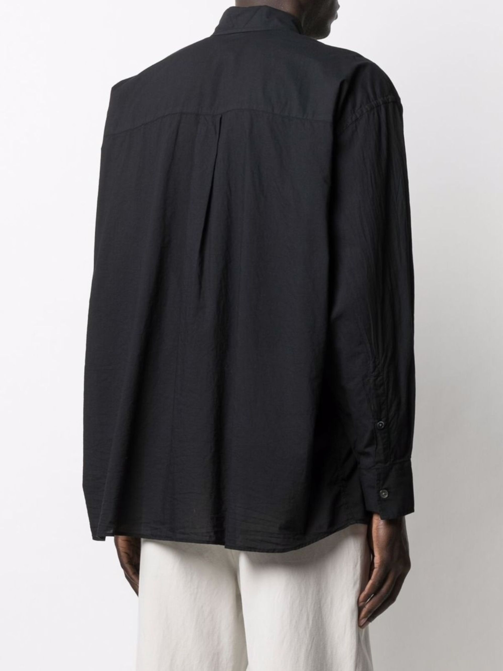 black Borrowed cotton shirt - 4