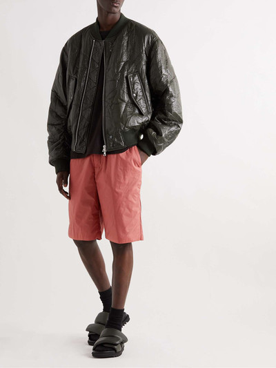 Dries Van Noten Wide-Leg Nylon Drawstring Shorts outlook