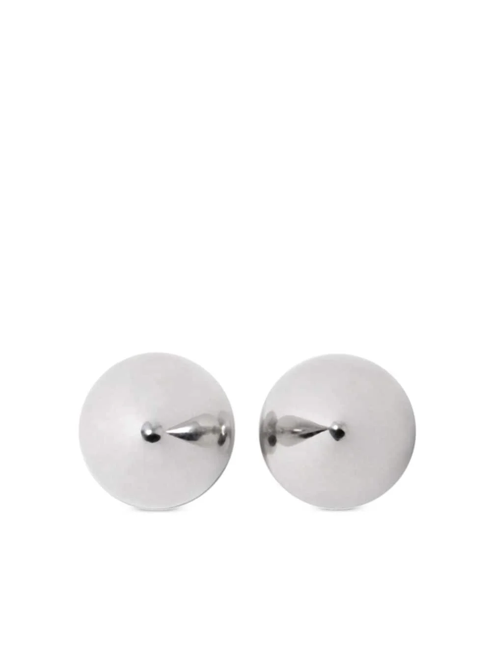 Spear silver stud earrings - 1