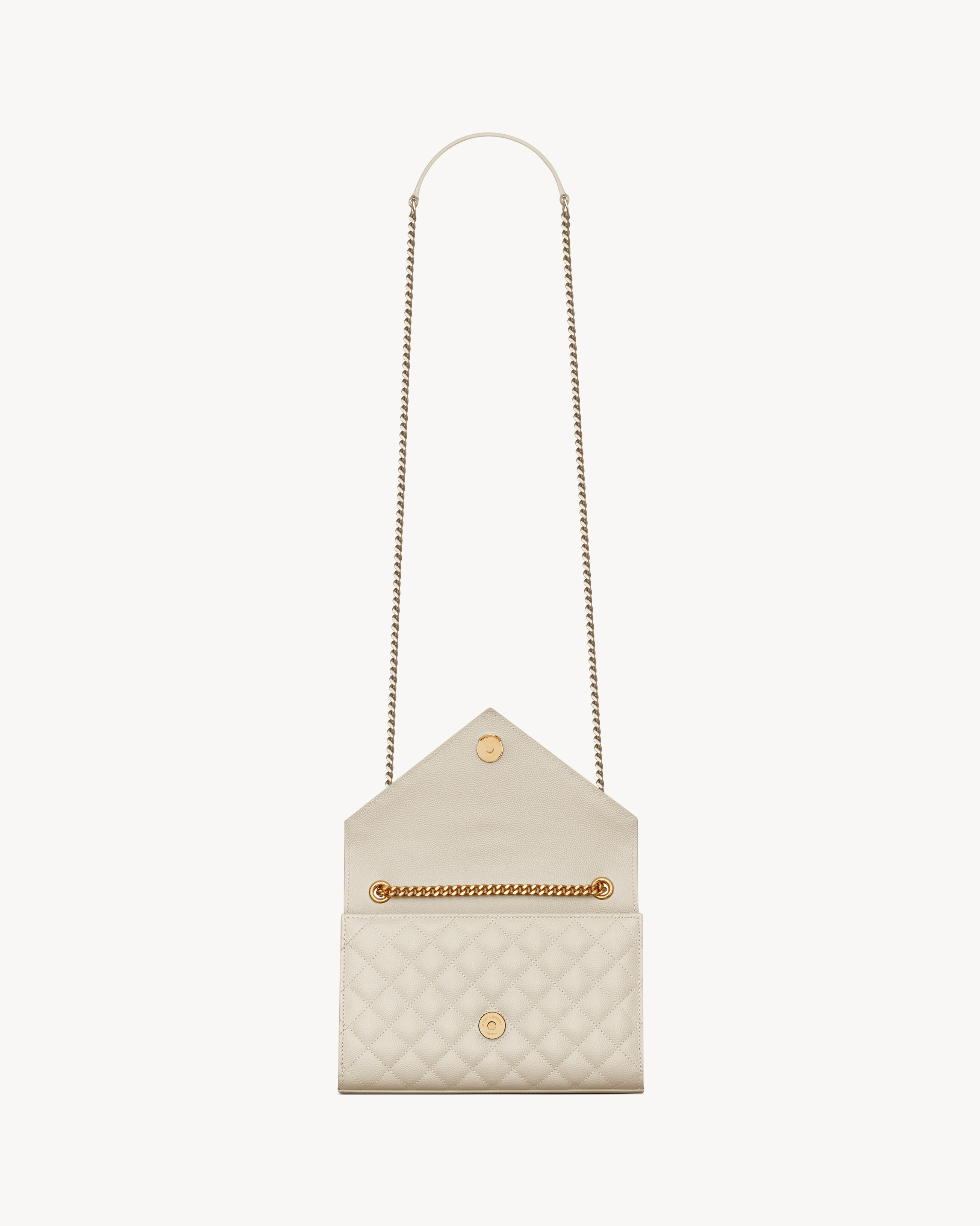 ENVELOPE SMALL IN QUILTED GRAIN DE POUDRE EMBOSSED LEATHER - 4