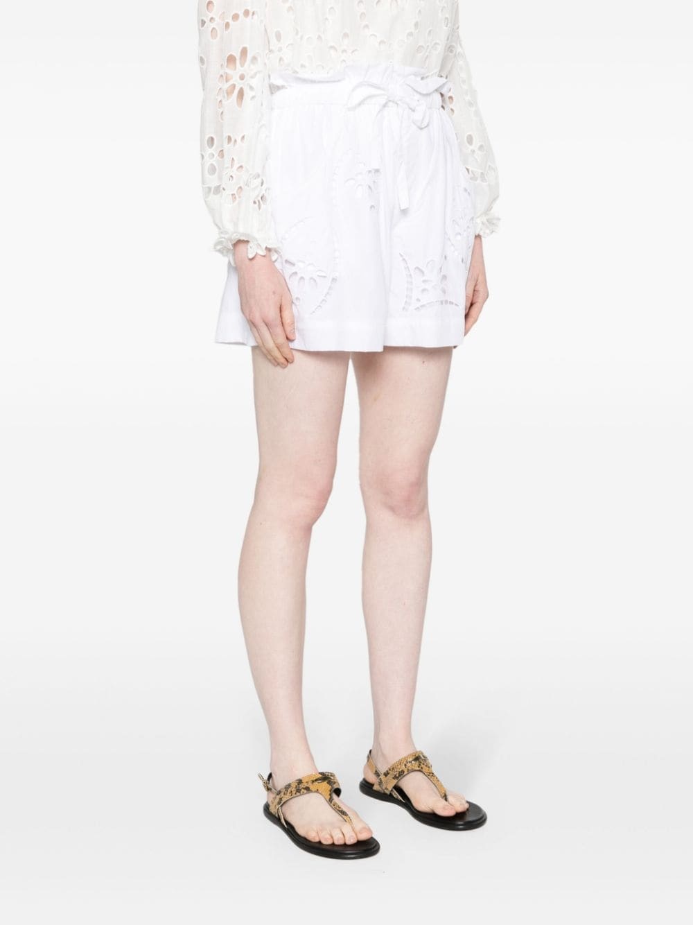 Hidea lace-detailed shorts - 3