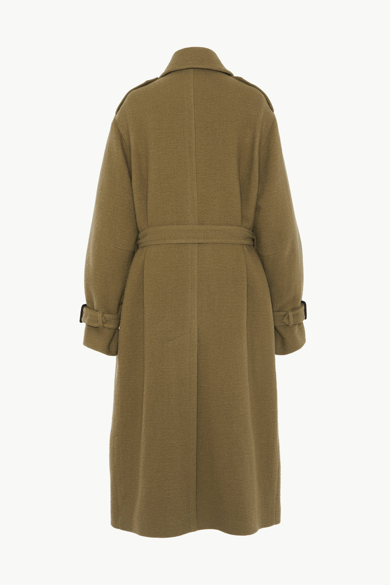 Beyza Coat in Virgin Wool and Linen 3