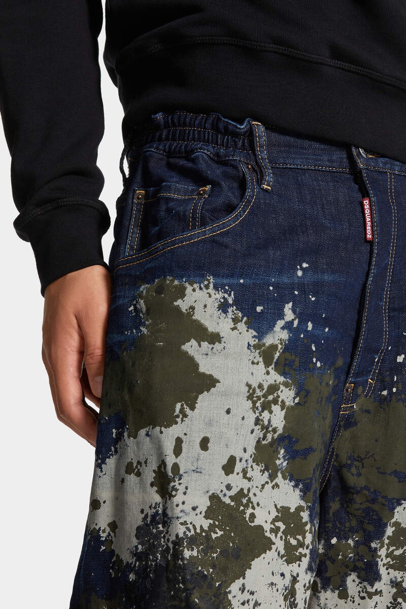 DARK URBAN CAMO WASH SURFER SHORTS - 5