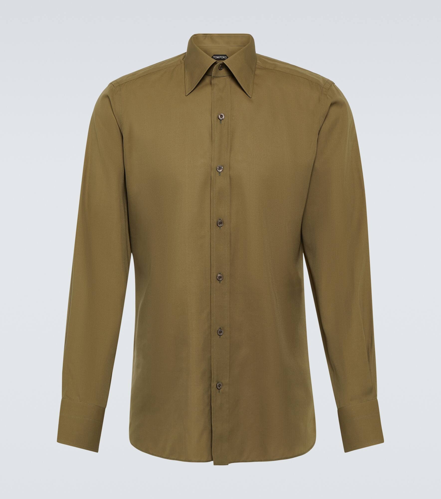 Silk poplin shirt - 1