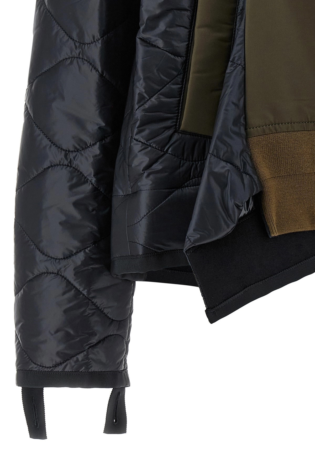 Bimaterial nylon bomber jacket - 4
