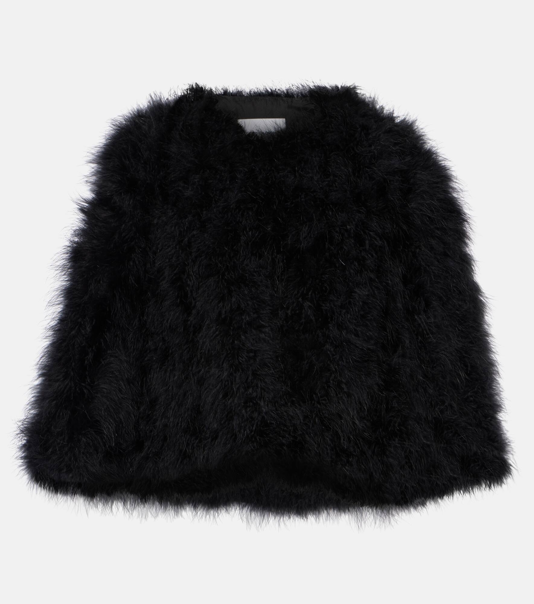 Faux fur cape - 1