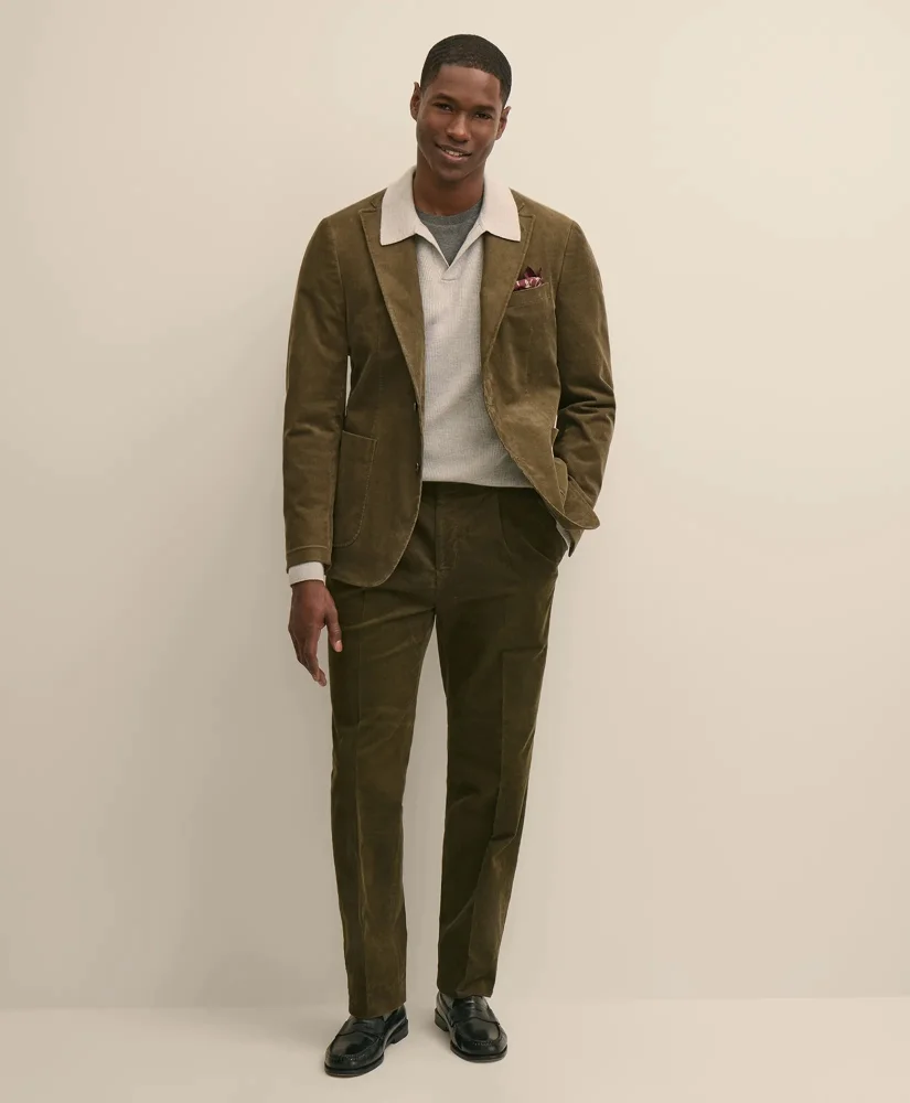 The Friday Cord Pleated Trouser - 1