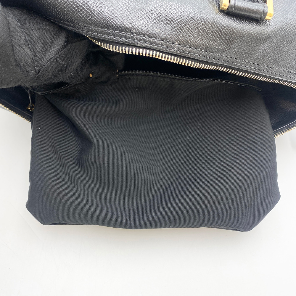 Chanel No. 5 Black Leather Duffel Bag - 17