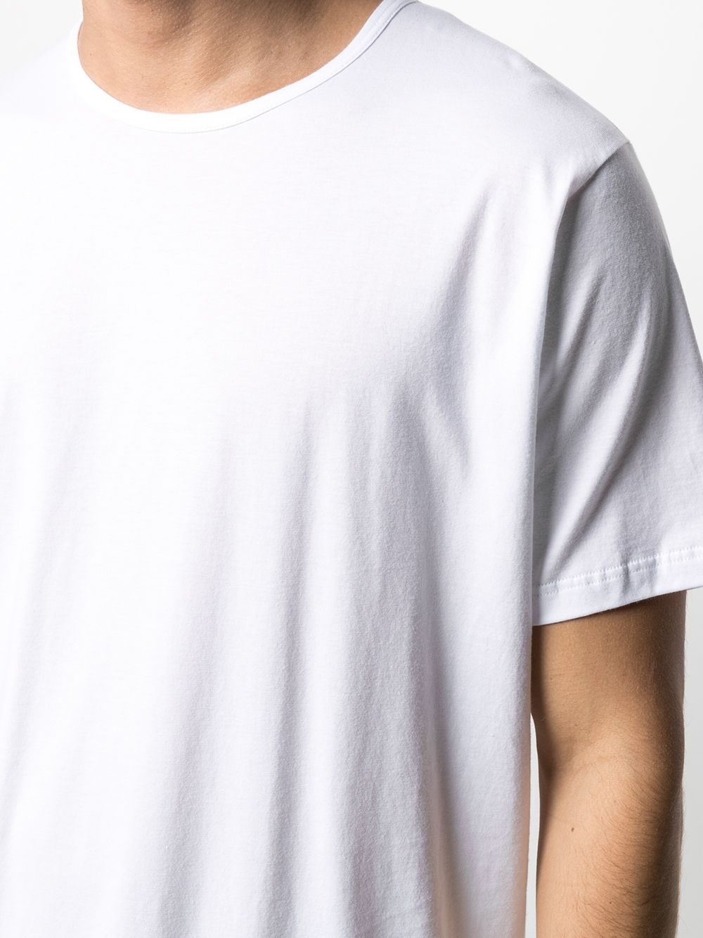 round neck cotton T-shirt - 5