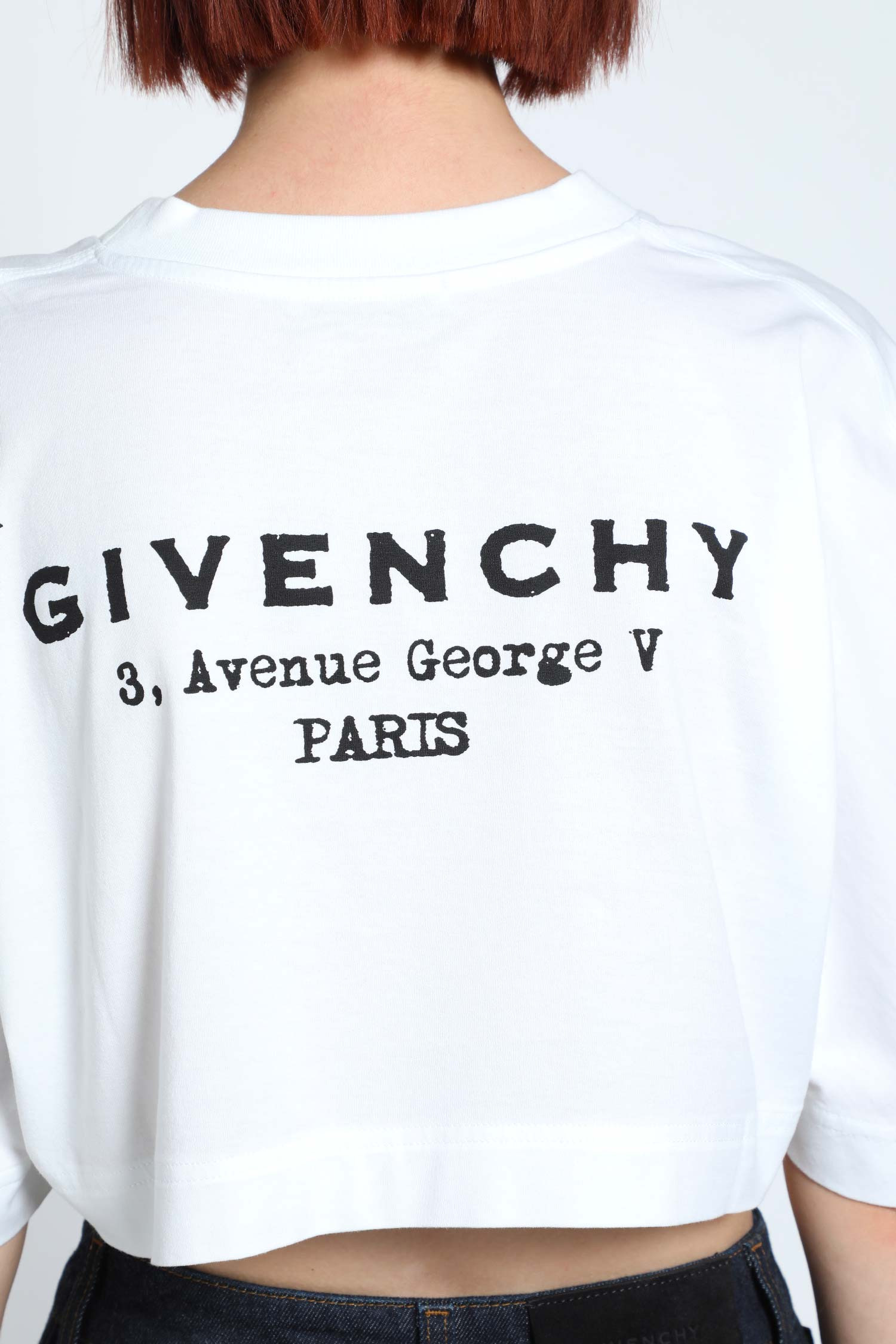 Givenchy Stamp Cropped T-shirt - 4