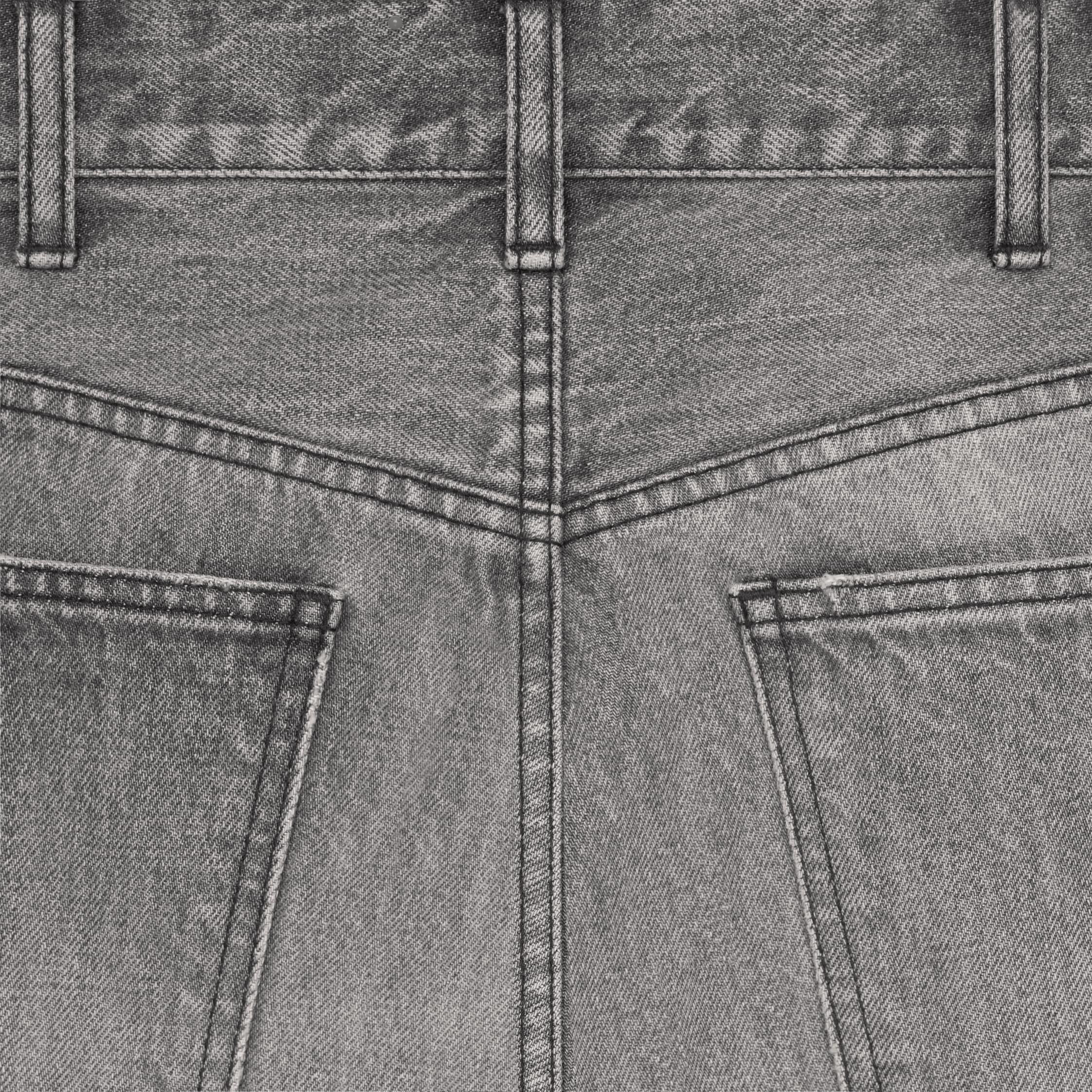 wesley jeans in grey valley wash denim - 3
