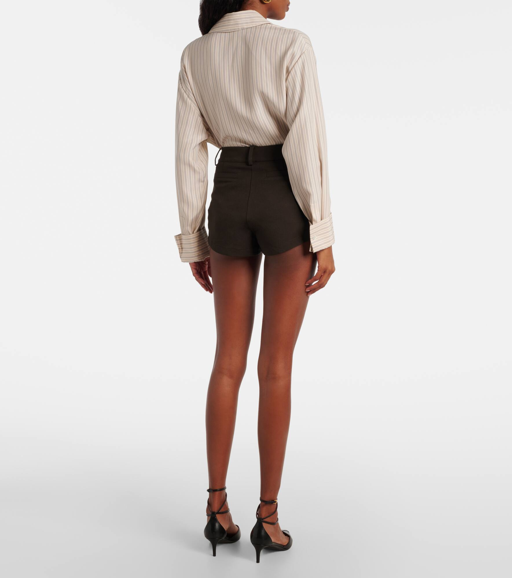 Leon high-rise shorts - 3