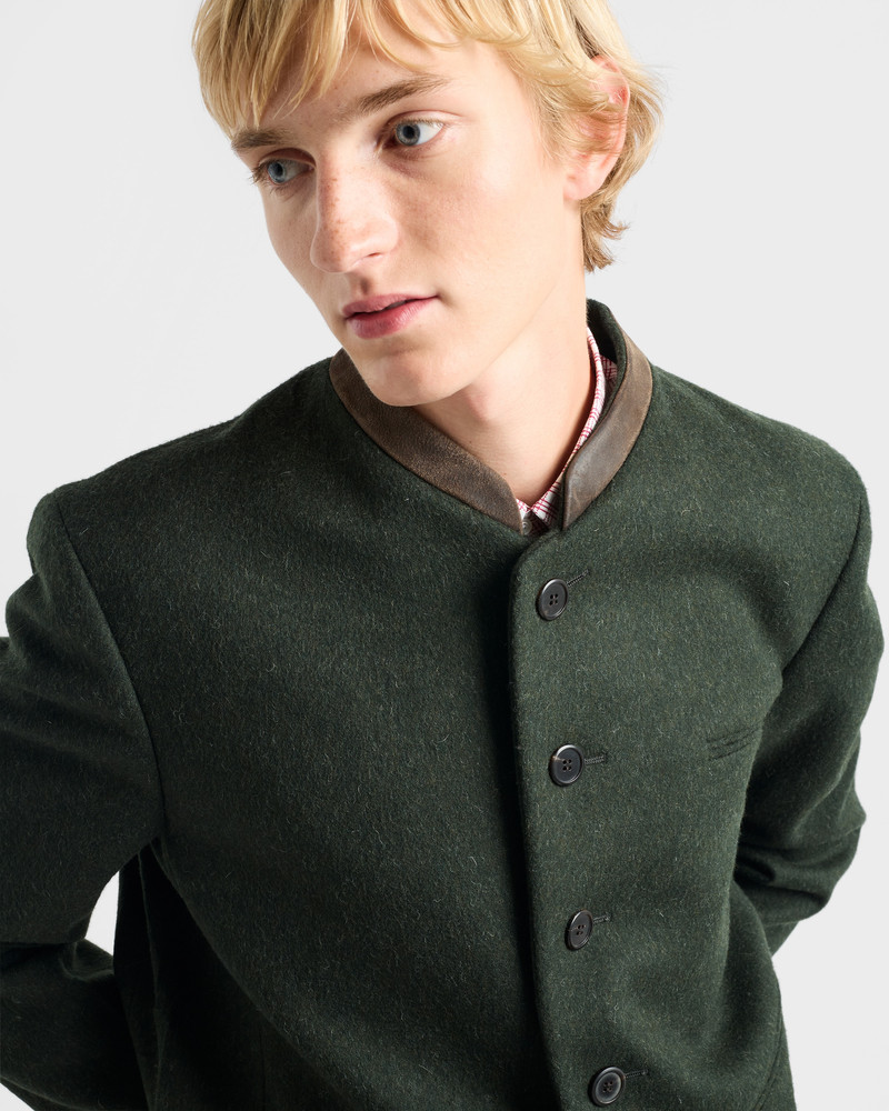 Single-breasted wool jacket 3