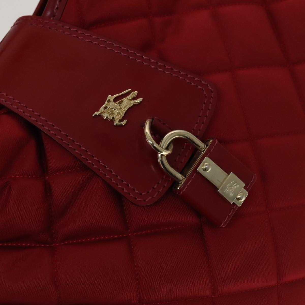 Burberry Shoulder Bag Nylon Red - 14